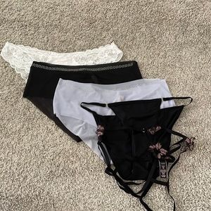 Set of 5 Victoria Secret Panty Lot XL NWT ✨